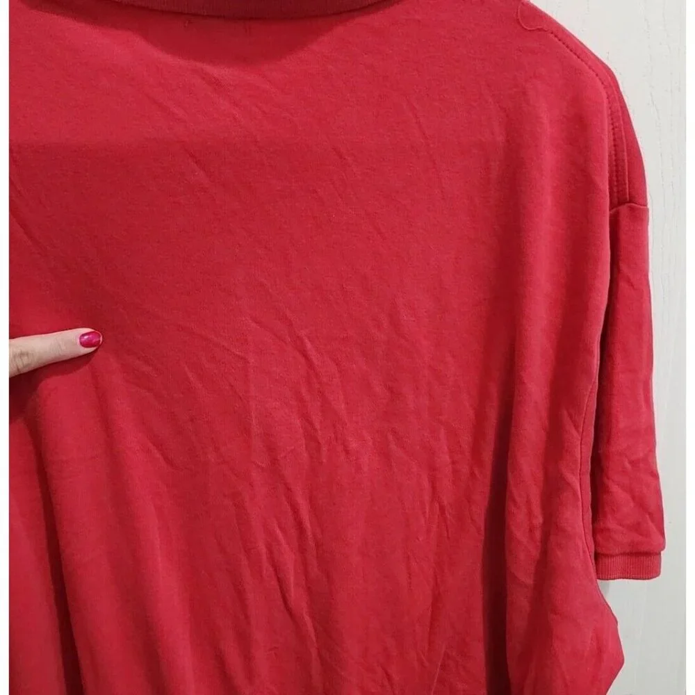 Polo Ralph Lauren Custom Slim Fit‎ Red Polo Shirt Size 2XL Cotton Blue Pony
